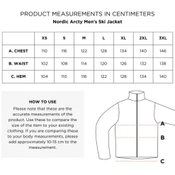 Nordic Arcty Laskettelutakki Miesten